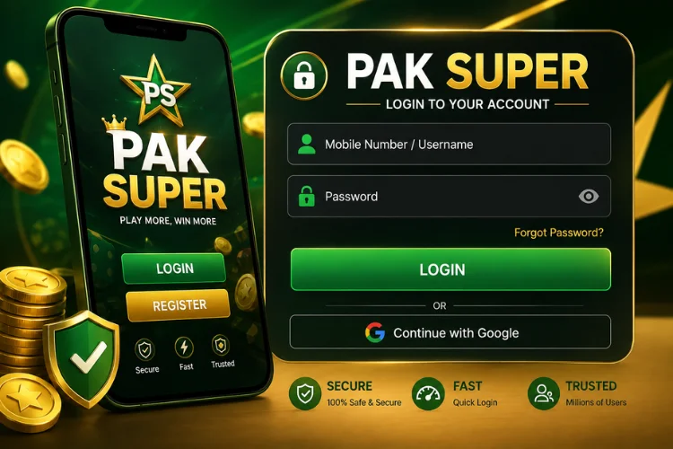 login pak super